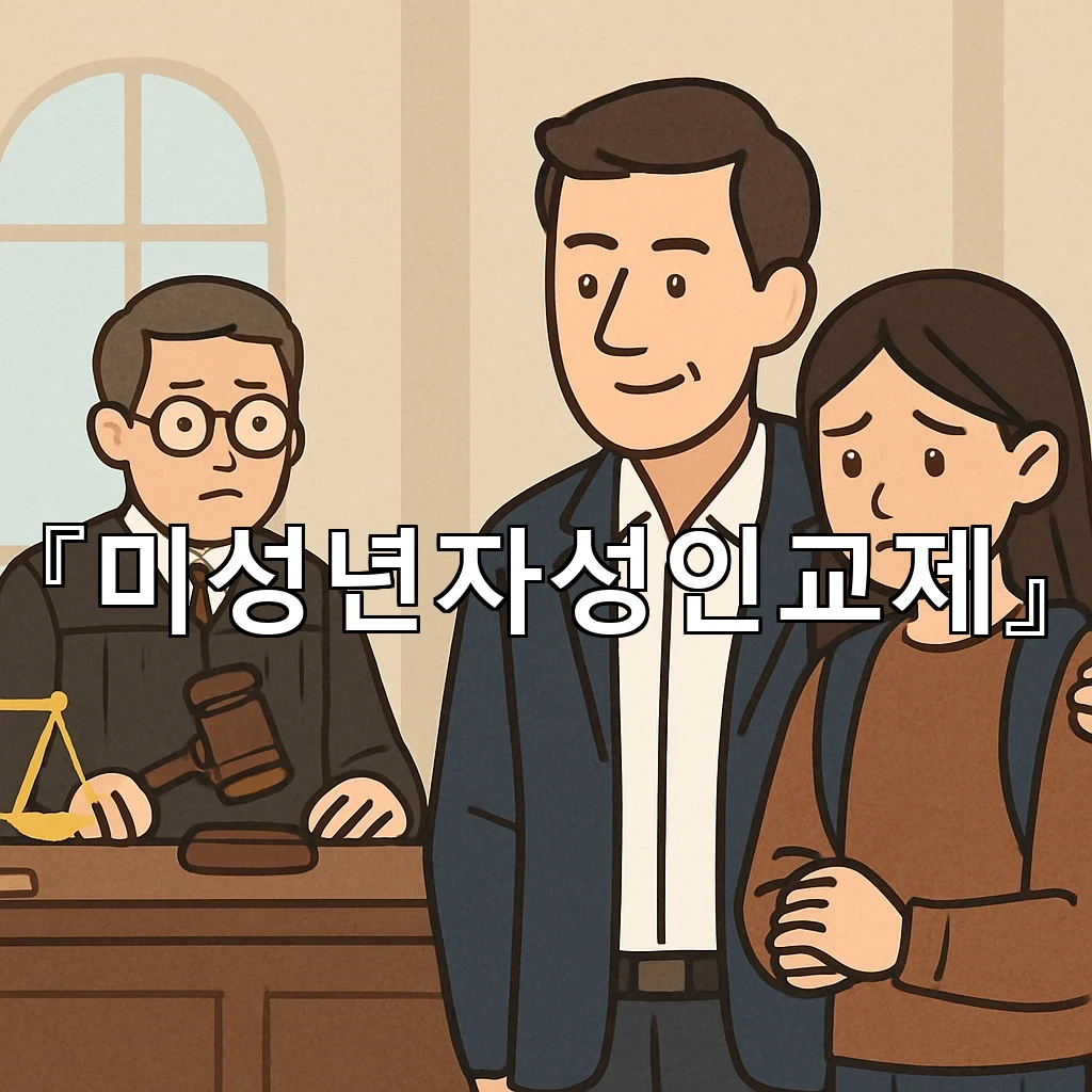 미성년자성인교제 관계가 얽힌 순간 먼저 살펴야 할 기준들