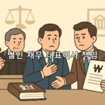 legal image 법인 채무 대표이사 책임 8197