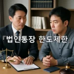 legal image 법인통장 한도제한 7552