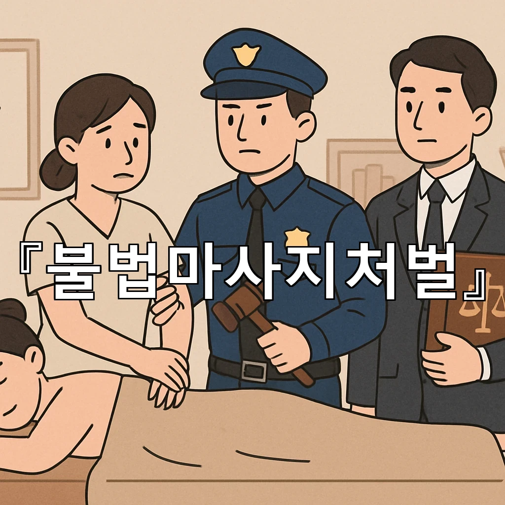 불법마사지처벌 현장에서 자주 놓치는 기준과 대응 포인트 정리
