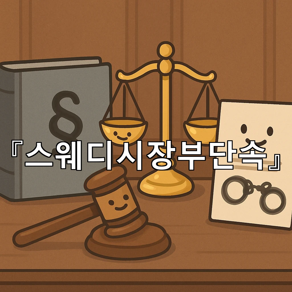 스웨디시장부단속 현장에서 필요한 대화 순서와 태도 정리법