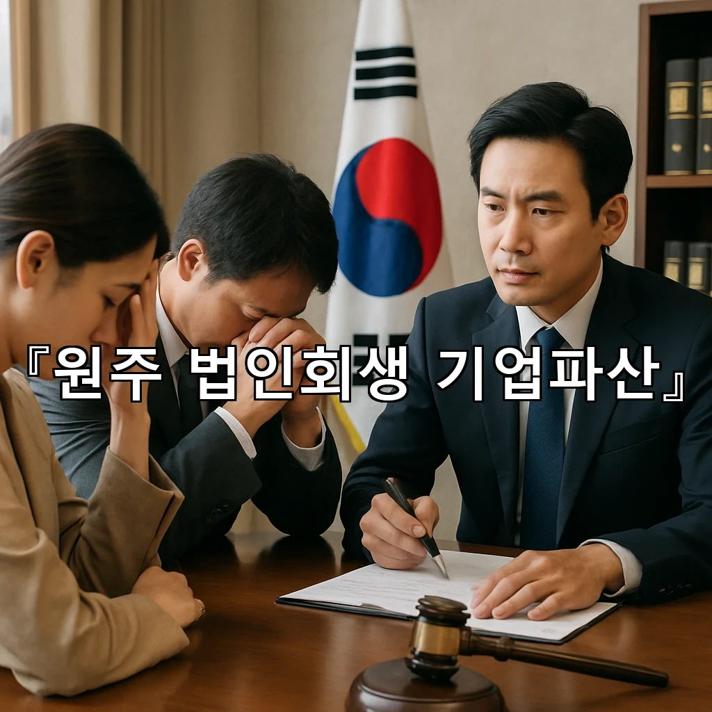 원주법인회생기업파산 회계장부 흐름부터 다시 읽는 정리의 순서