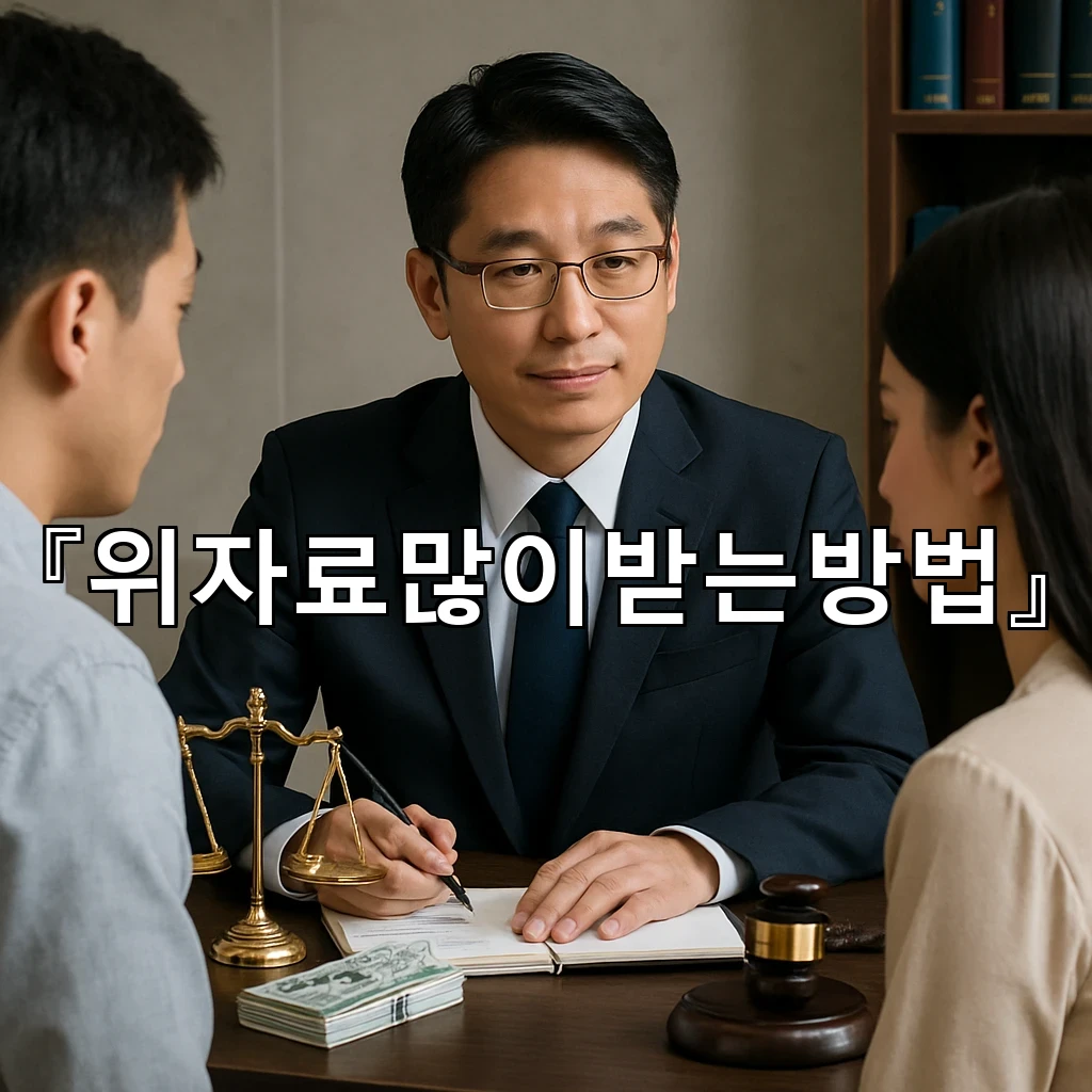 위자료많이받는방법 서류 배치부터 말하는 순서까지 달라지는 이유