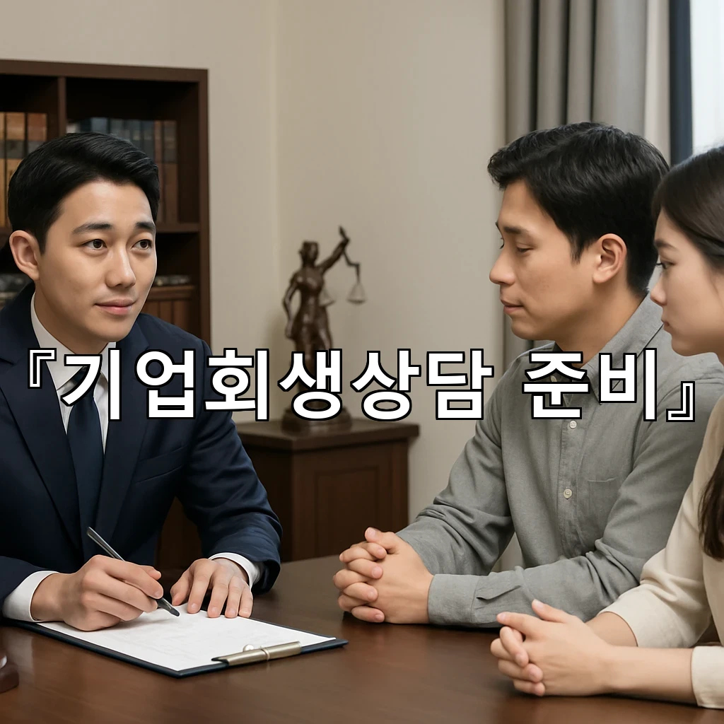 기업회생상담준비 회의실 들어가기 전 대표가 살피면 좋은 항목들