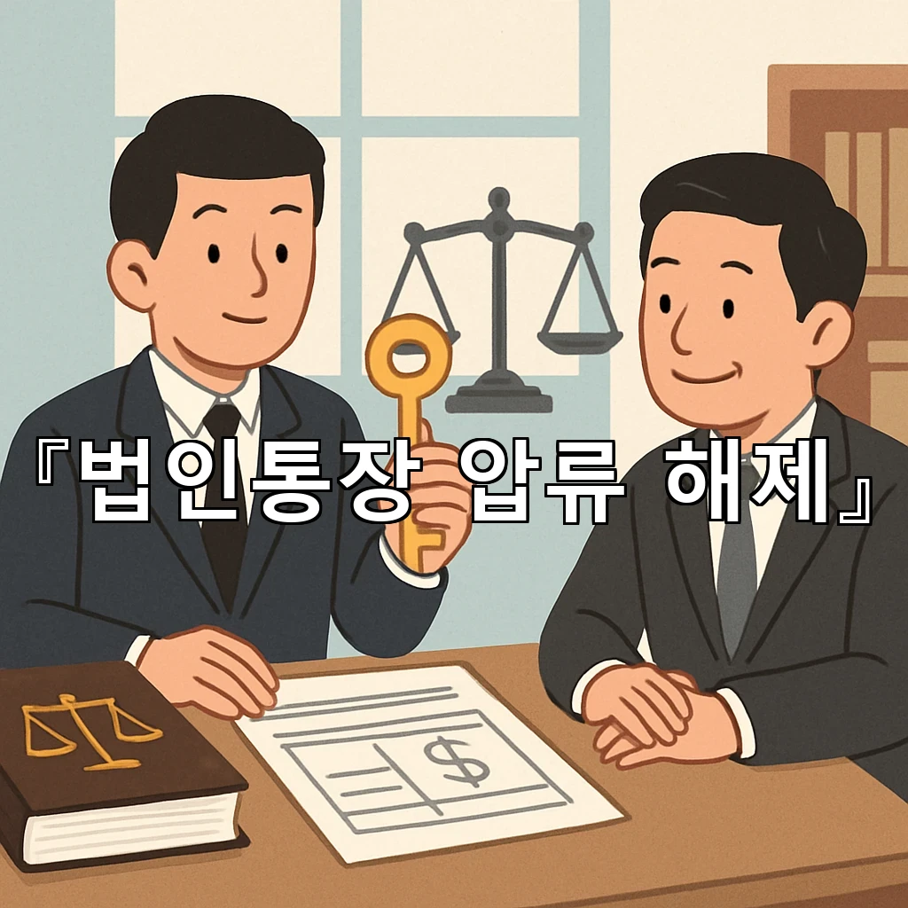 법인통장압류해제 뒤 다시 열어두는 자금 흐름 점검 노하우