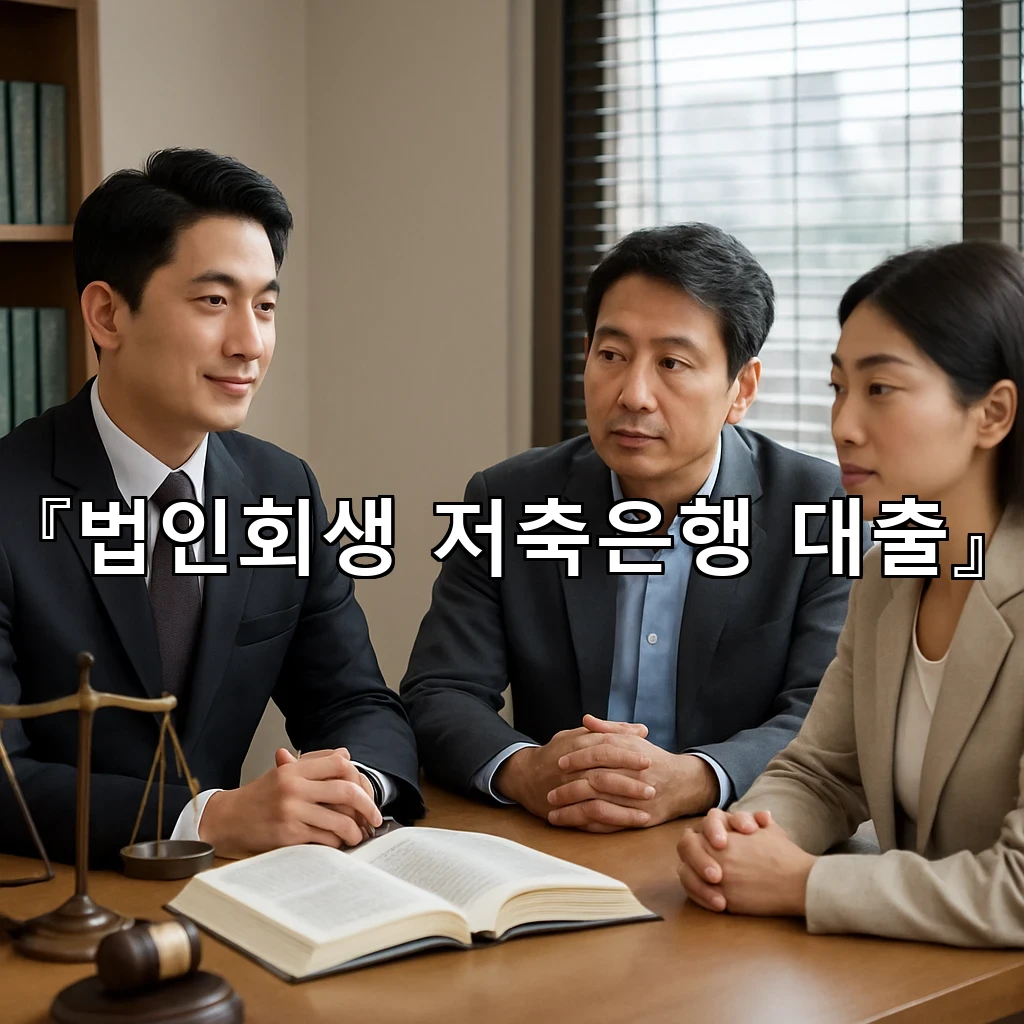 법인회생저축은행대출 회생 계획안과 자금 조달을 함께 보는 시선