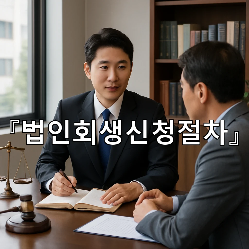 법인회생신청절차 위기 속 방향을 다시 세우는 실무의 첫걸음