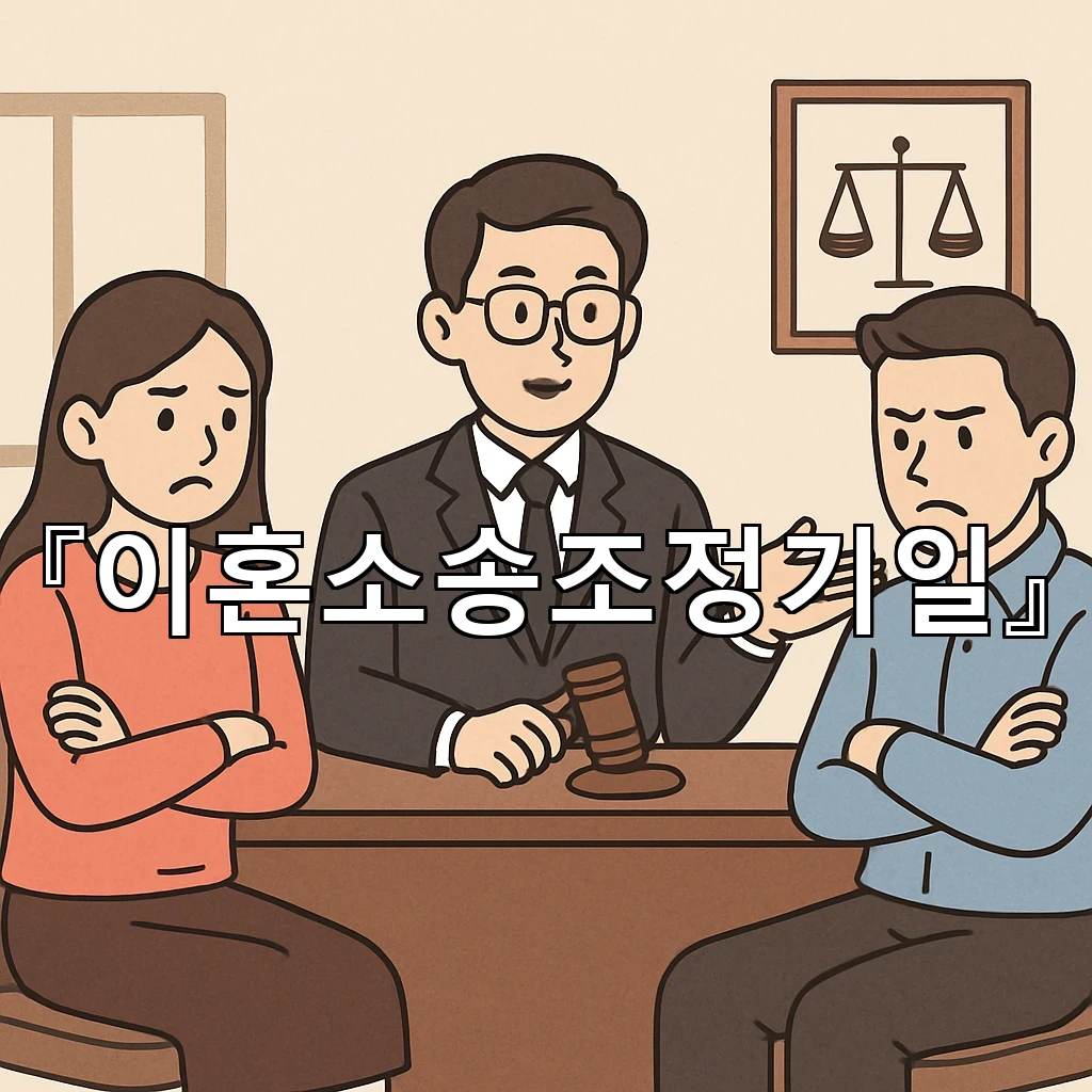이혼소송조정기일 감정이 흔들릴 때 마음 다스리는 대화법 안내